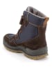 Primigi Leren boots donkerblauw/bruin