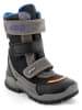Primigi Leder-Winterstiefel in Schwarz/ Grau