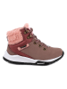 Primigi Leder-Winterboots in Rosa/ Braun