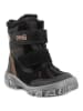 Primigi Leder-Winterboots in Schwarz