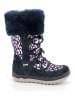 Primigi Leren winterlaarzen donkerblauw/lichtroze