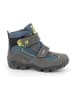 Primigi Leder-Boots in Anthrazit/ Blau