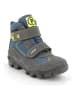 Primigi Leder-Boots in Anthrazit/ Blau
