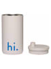 Design Letters Isoleerbeker "Hi" crème - 350 ml