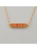 Design Letters Vergold. Halskette "You Rock" - (L)45 cm