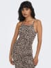 ONLY Jurk beige/bruin/zwart