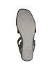 Marco Tozzi Sleehaksandalen beige/zilverkleurig