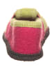 kitz-pichler Wolvilten pantoffels "Bobby Küken" roze/groen
