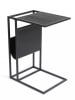 Lifa Living Bijzettafel "Manhattan" zwart - (B)45 x (H)63 x (D)35 cm