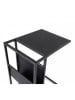 Lifa Living Bijzettafel "Manhattan" zwart - (B)45 x (H)63 x (D)35 cm