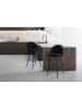 Lifa Living 2er-Set: Barstühle "Florence" in Schwarz - (B)47 x (H)104 x (T)48 cm