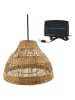 lumisky Lampa solarna LED "Merida" w kolorze jasnobrązowym - wys. 34 x Ø 48 cm