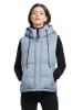 Khujo Doorgestikte bodywarmer "Eden Matt" lichtblauw