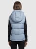 Khujo Doorgestikte bodywarmer "Eden Matt" lichtblauw