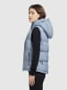Khujo Doorgestikte bodywarmer "Eden Matt" lichtblauw