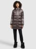 Khujo Winterjas "Word Satin" zilverkleurig