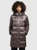 Khujo Winterjas "Word Satin" zilverkleurig