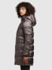 Khujo Winterjas "Word Satin" zilverkleurig