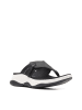 Clarks Leder-Zehentrenner "Wave 2.0" in Schwarz