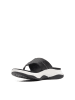 Clarks Leder-Zehentrenner "Wave 2.0" in Schwarz