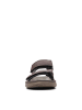 Clarks Sandały "Wesley Bay" w kolorze brązowym