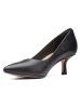 Clarks Leder-Pumps "Violet" in Schwarz