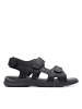 Clarks Leder-Sandalen "Walkford Walk" in Schwarz