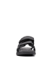 Clarks Leder-Sandalen "Walkford Walk" in Schwarz