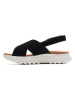 Clarks Leder-Sandalen "DashLite Wish" in Schwarz