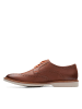 Clarks Skórzane trzewiki "Atticus LT Limit" w kolorze jasnobrązowym