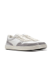 Clarks Leder-Sneakers "Court Lite" in Hellgrau