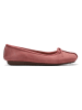 Clarks Leder-Ballerinas "Freckle Ice" in Rosa