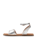 Clarks Leder-Sandalen "Maritime May" in Silber