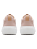 Clarks Leren sneakers "Hollyhock Walk" lichtroze