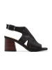 Clarks Leren haksandalen "Siara" zwart