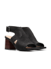 Clarks Leren haksandalen "Siara" zwart