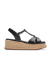 Clarks Leder-Sandaletten "Kimmei" in Schwarz