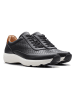 Clarks Leder-Sneakers "Tivoli Grace" in Schwarz