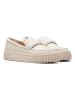 Clarks Skórzane slippersy "Mayhill Cove" w kolorze beżowym