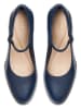 Clarks Leder-Spangenpumps "Freva" in Dunkelblau