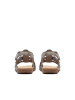 Clarks Leder-Sandalen "Elizabelle Sky" in Grau