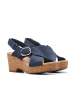 Clarks Leren haksandalen "Giselle Dove" donkerblauw