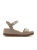 Clarks Leder-Sandaletten "Kassanda" in Grau
