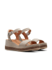 Clarks Leder-Sandaletten "Kassanda" in Grau