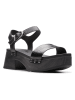 Clarks Leren haksandalen "Sivanne Bay" zwart