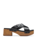 Clarks Leren slippers "Sivanne Walk" zwart