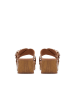 Clarks Leren slippers "Sivanne Walk" lichtbruin