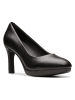 Clarks Leren pumps "Pavona" zwart