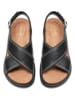 Clarks Leder-Sandalen "Arwell Sling" in Schwarz