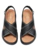 Clarks Leren sandalen "Arwell Sling" zwart